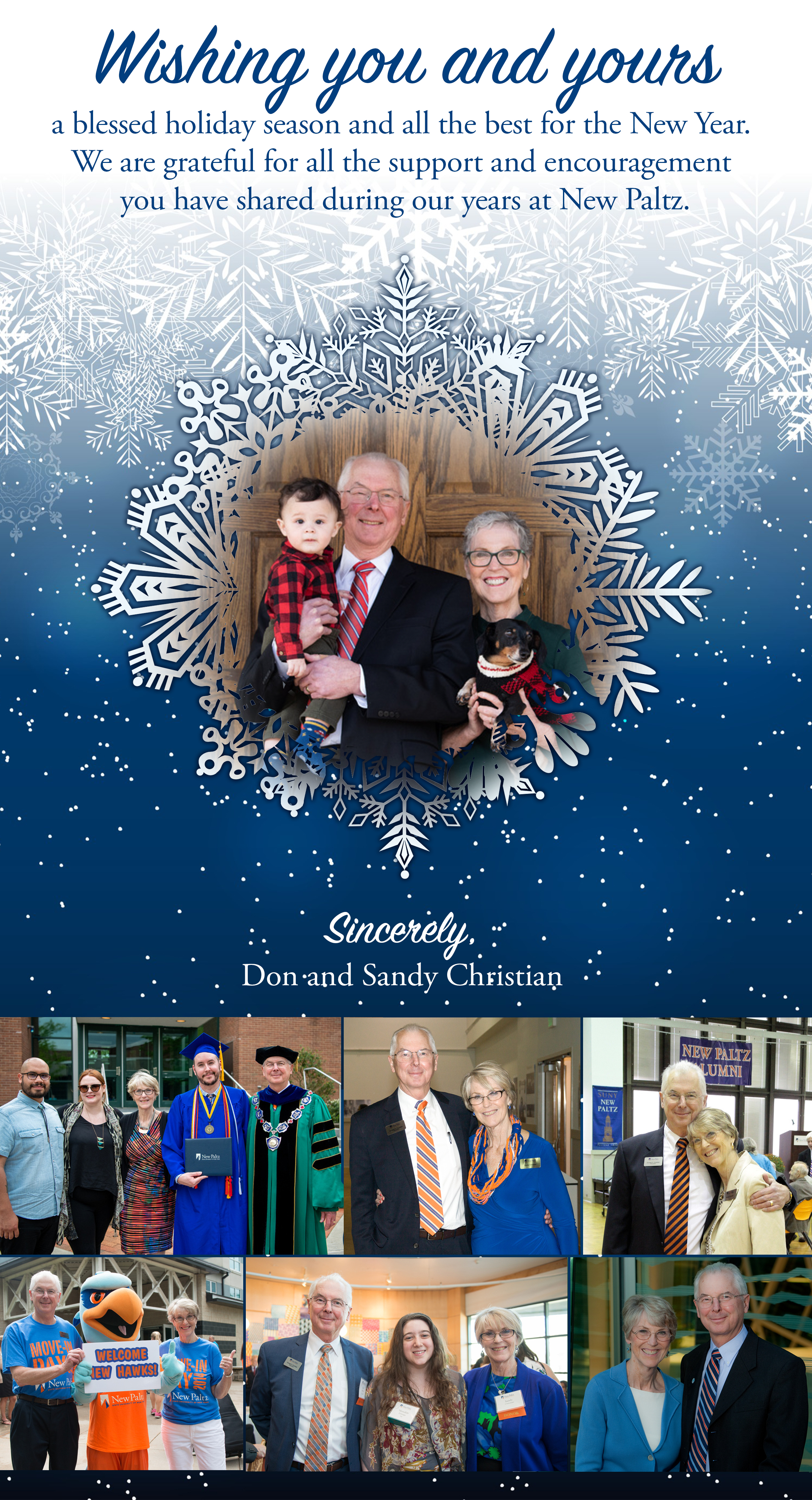Happy Holidays from the Christian Family